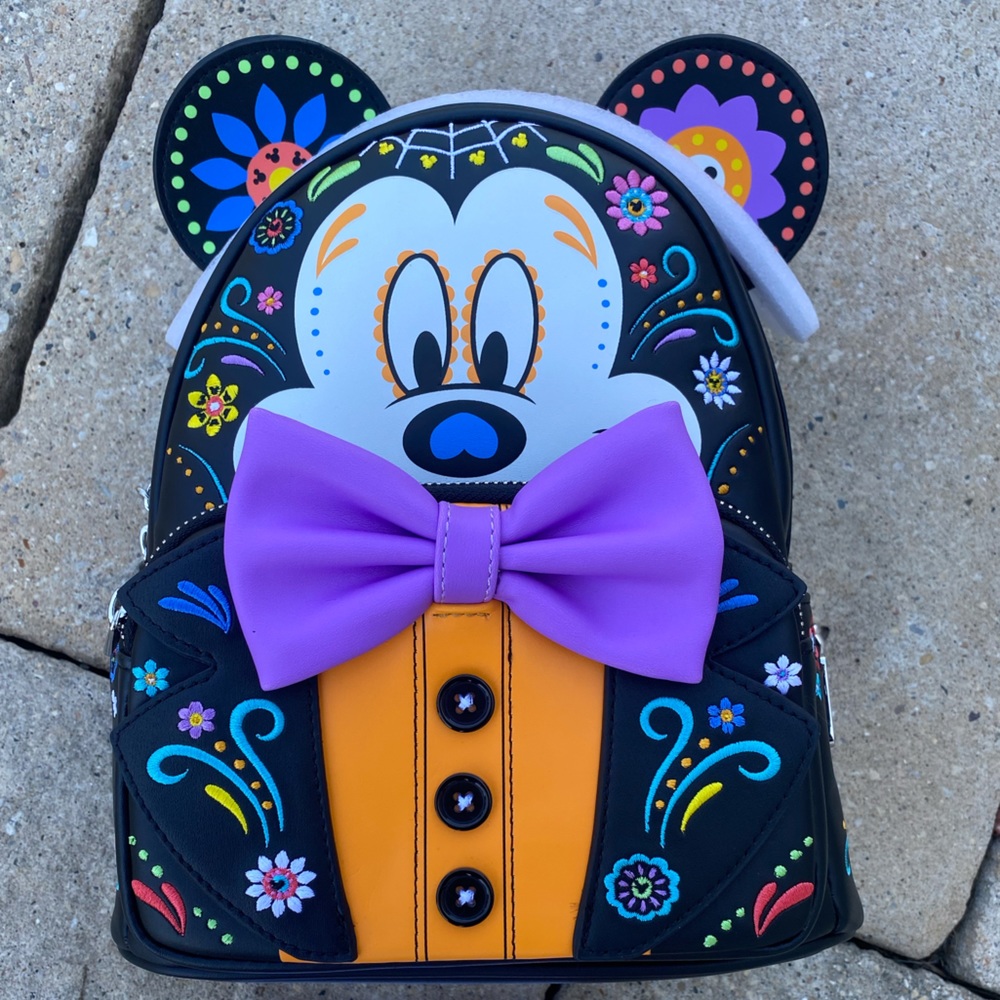 Mickey Mouse Sugar Skull loungefly.